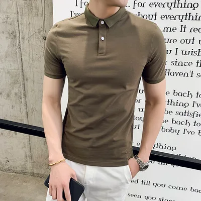 

New summer short-sleeved t-shirt men's trendy men's clothing on the wild 4577