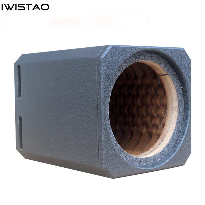 IWISTAO HIFI 10-дюймовый пассивный сабвуфер пустой шкаф сотовая плата HDF герметичный