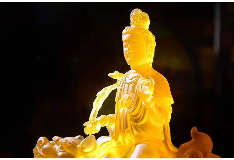 Статуи из смолы Bodhisattva Manjusri Manjushri статуя Будды Самантабхадры статуэтка для защиты