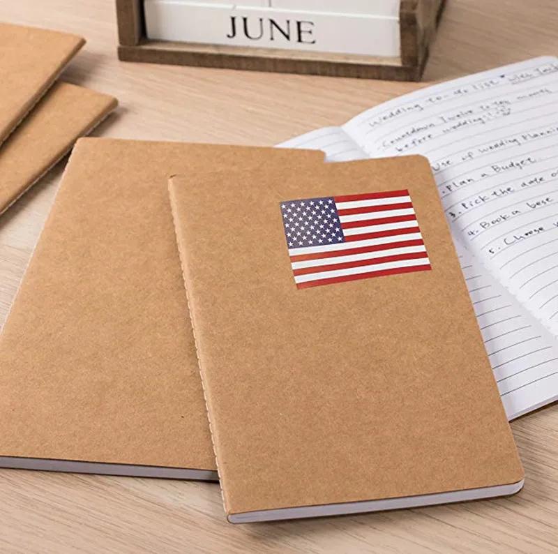 250Pcs American US Flag Stickers Patriotic Sticker Seal Envelope Card Scrapbooking for Decoration Labels Bullet Journal Sports | Канцтовары