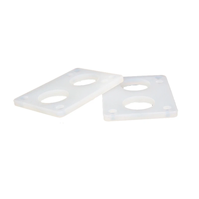 

Skateboard Longboard Riser Pads Transparent Silicone Gasket Skate Truck Shock Pad Skateboard Accessories 2Pcs/Set
