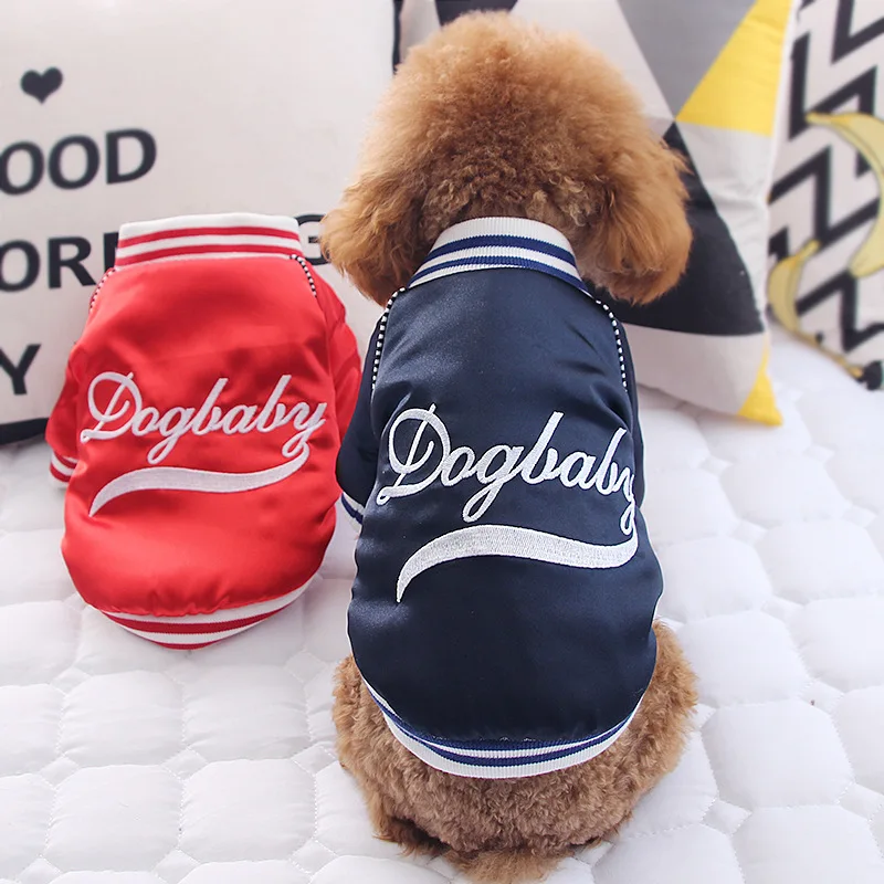 Одежда с принтом в виде собак осень зима маленькая плюшевая собака Кот Bomei для