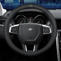car steering wheel cover set for land rover range rover evoque sport velar defende 2018 2017 breathable car styling accessories