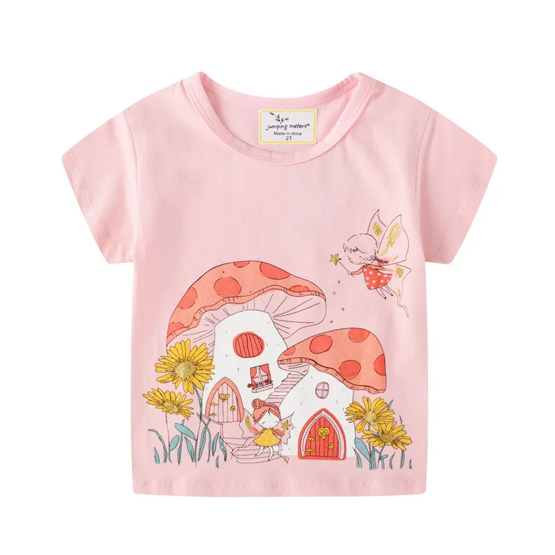 

New Arrival Summer Animals Print Baby T shirts Fashion Cotton Boys Girls Tops