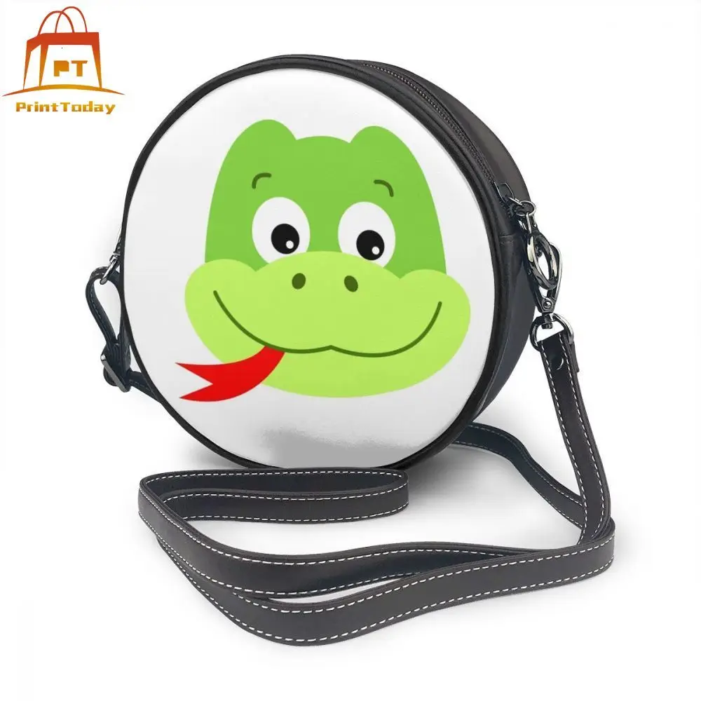 Сумка через плечо с головой змеи кожаная сумка многофункциональные женские