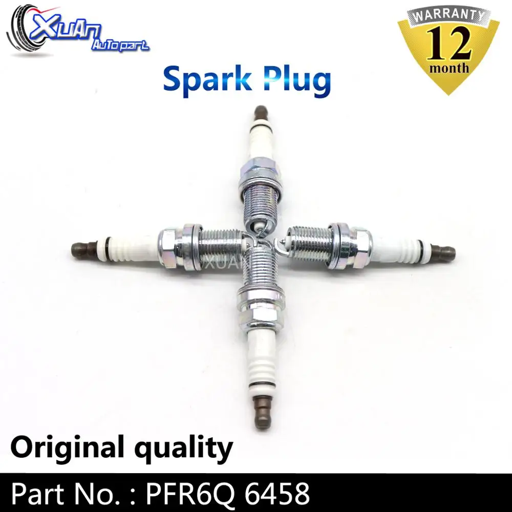 XUAN 4 шт./лот иридиевая Свеча зажигания PFR6Q 6458 для Audi A4 A6 S4 TT Allroad Quattro Volkswagen Golf Beetle