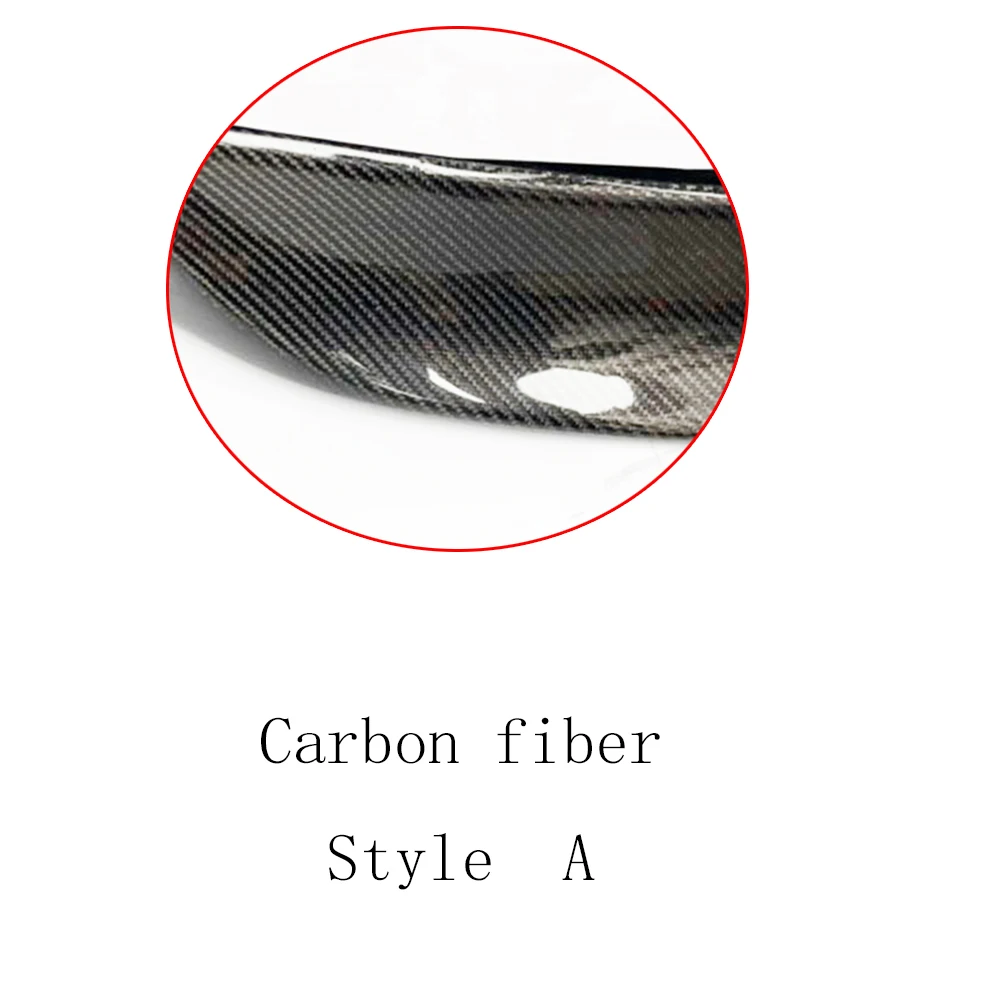 Carbon A Style C63 настоящий карбоновый передний бампер подбородок спойлер для Benz W205 Sedan C205 Coupe S205 Wagon C63& C63s Amg - Цвет: Carbon A Style