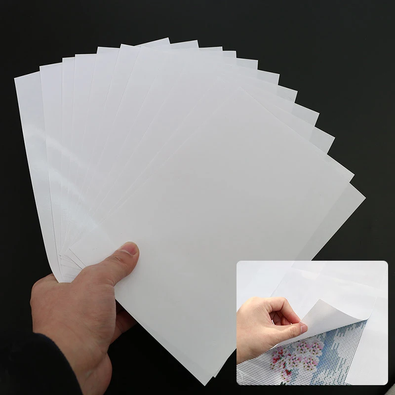 

20Pcs Double-sided 5D Diamond Painting Cover Dustproof Release Paper Non-Stick Anti-dirty Cover DIY Diamond Embroidery Accessory