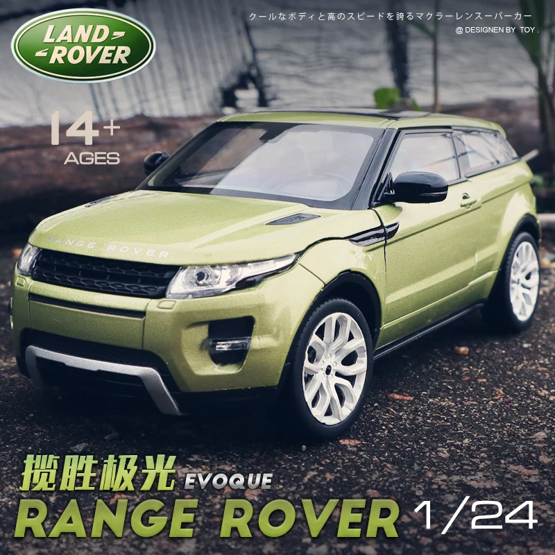 Модель автомобиля Welly 1:24 Land Rover Evoque из сплава отлитые и игрушечные транспортные