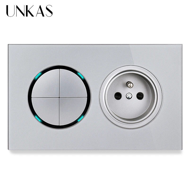 Настенный светильник ель света UNKAS 4 клавиши 1 канал/2 канала + французская