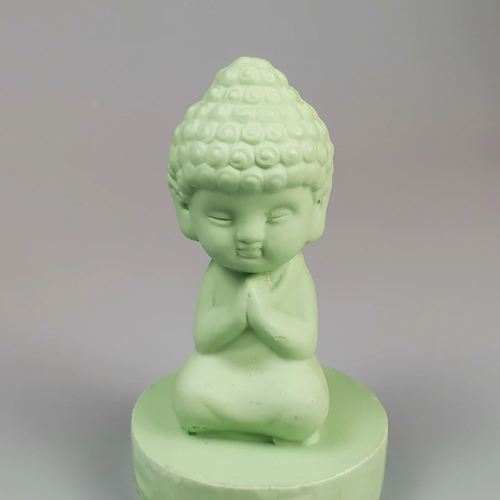 4 стиля 3D силиконовые формы Будды Мыло будды ручной работы статуя фарфоровая