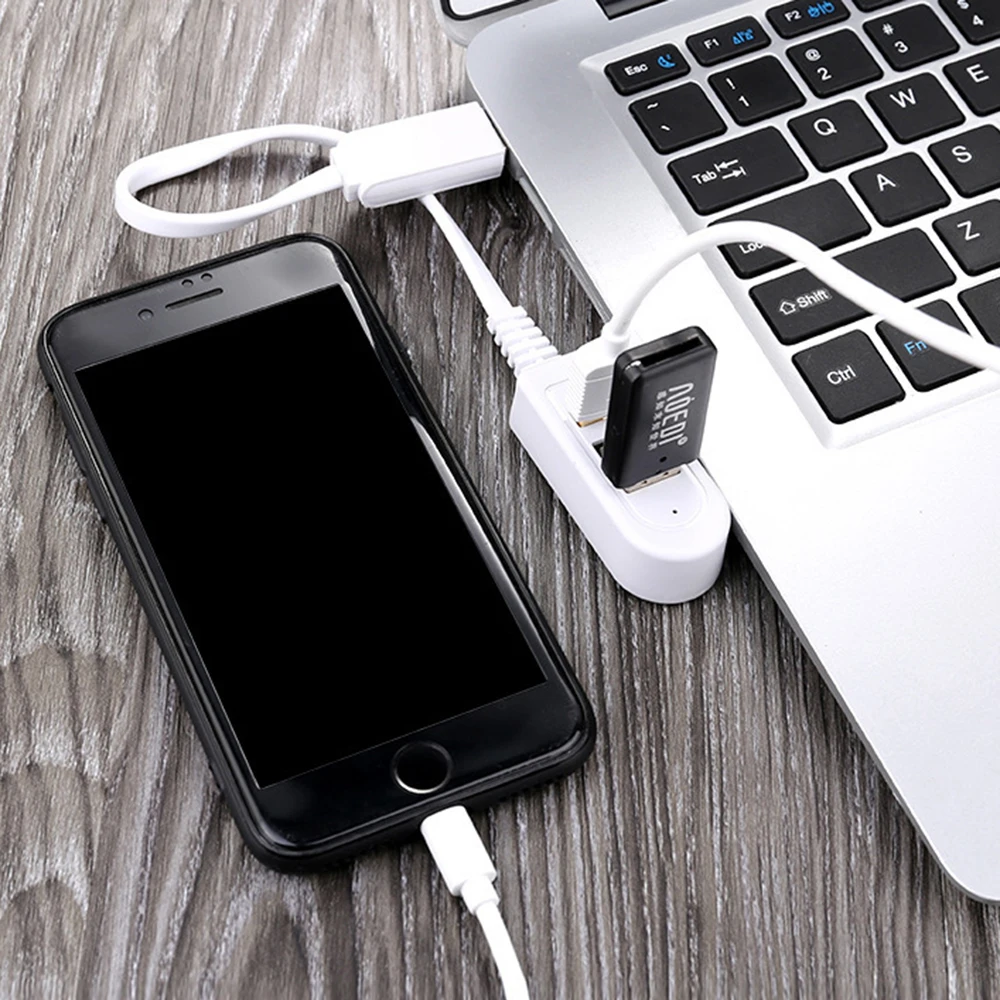 Мини-USB 3usb Многофункциональный 3A зарядное устройство конвертер Расширение линии многопортовый концентратор Мини usb мини-USB