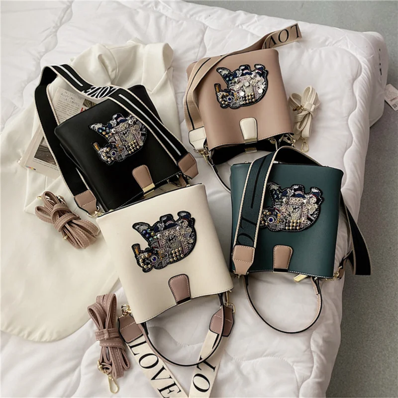 

New Small PU Leather Crossbody Bags for Women Summer Crocodile Pattern Solid Color Lady Shoulder Handbags Simple Female Totes
