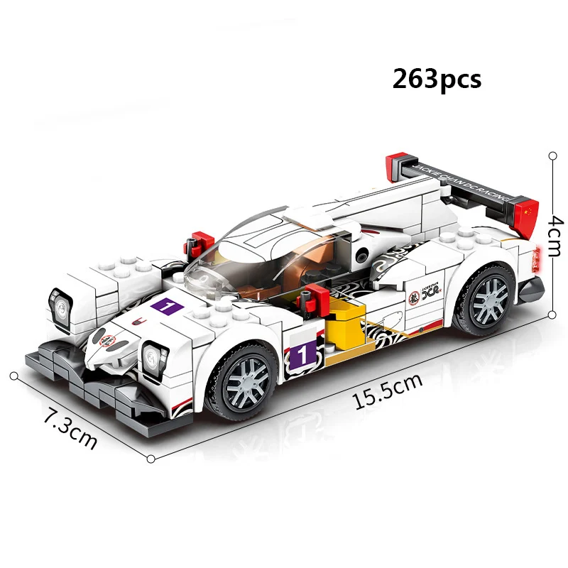 Блоки sembo 1:32 Китай гоночный автомобиль городской супер moc автомобили наборы