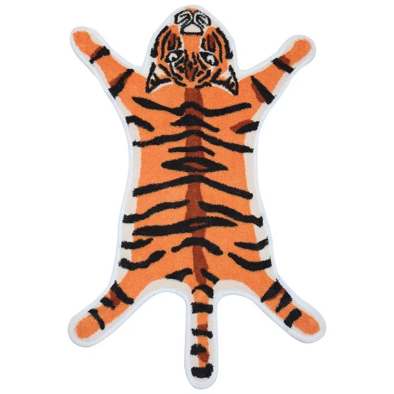 

Tiger-shaped home into the door mat bathroom water-absorbing non-slip mat home bedroom door mat