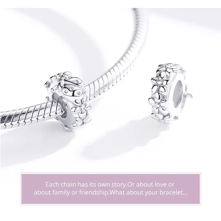 Божья коровка силиконовые серебряные бусины 925 пробы fit Pandora браслет Шарм ожерелье оригинальные ювелирные аксессуары
