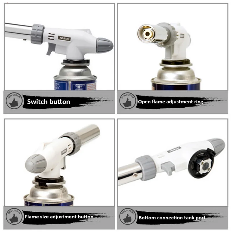 Кулинарный фонарь кулинарный бутановый газовая зажигалка с регулируемым