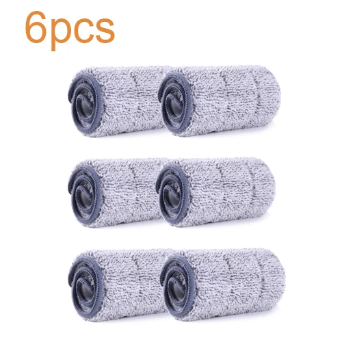 mop cloth Плоская выдавливаемая Волшебная Автоматическая швабра и ведро Избегайте мытья рук тряпка из микрофибры для чистки кухонного деревянного пола ленивая Швабра - Цвет: mop cloth