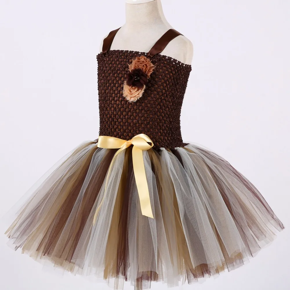 Платье король лев вечерние для маленьких девочек на день рождения платье-пачка