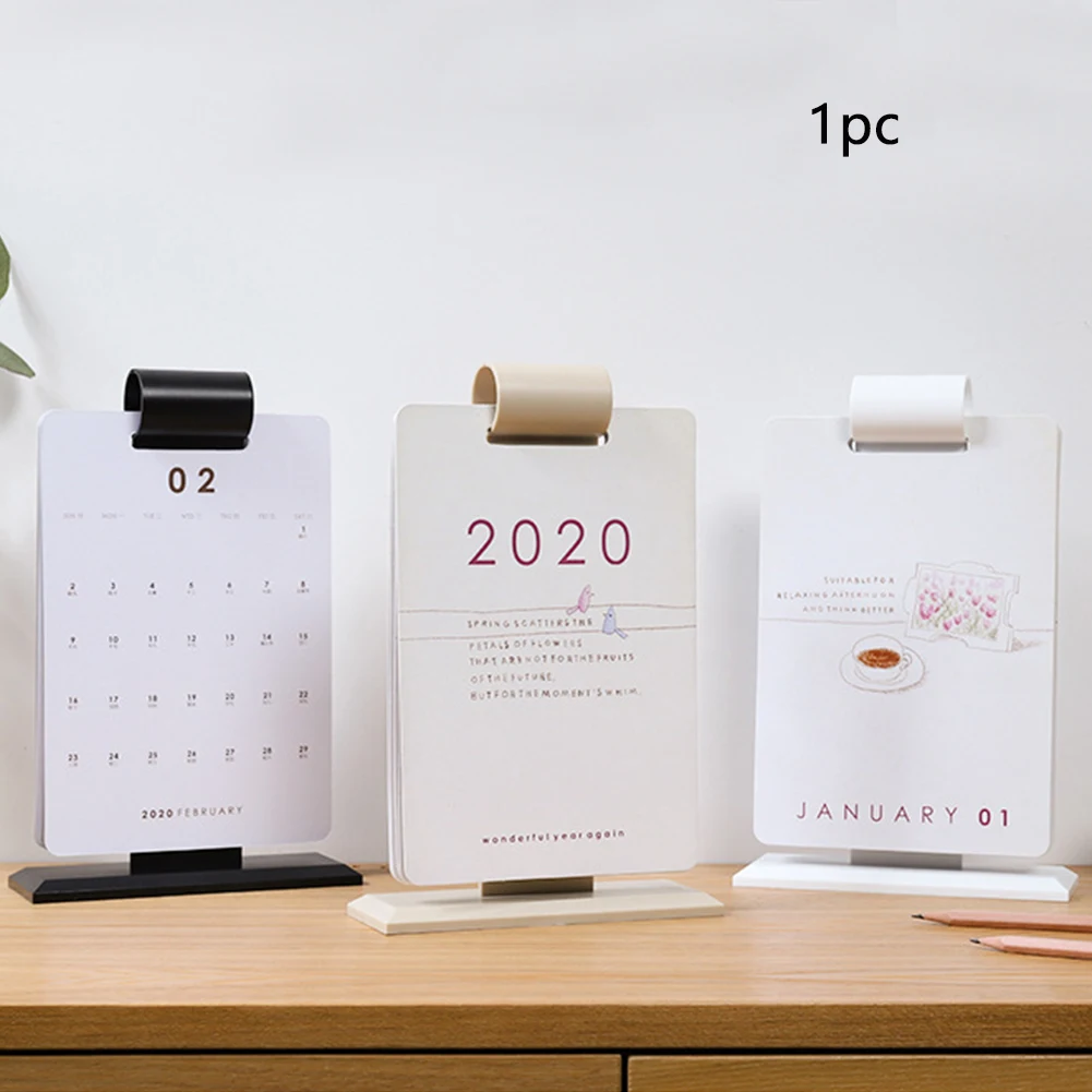 2020 бизнес ежемесячный планировщик свободно стоящий график Висячие школы Дома