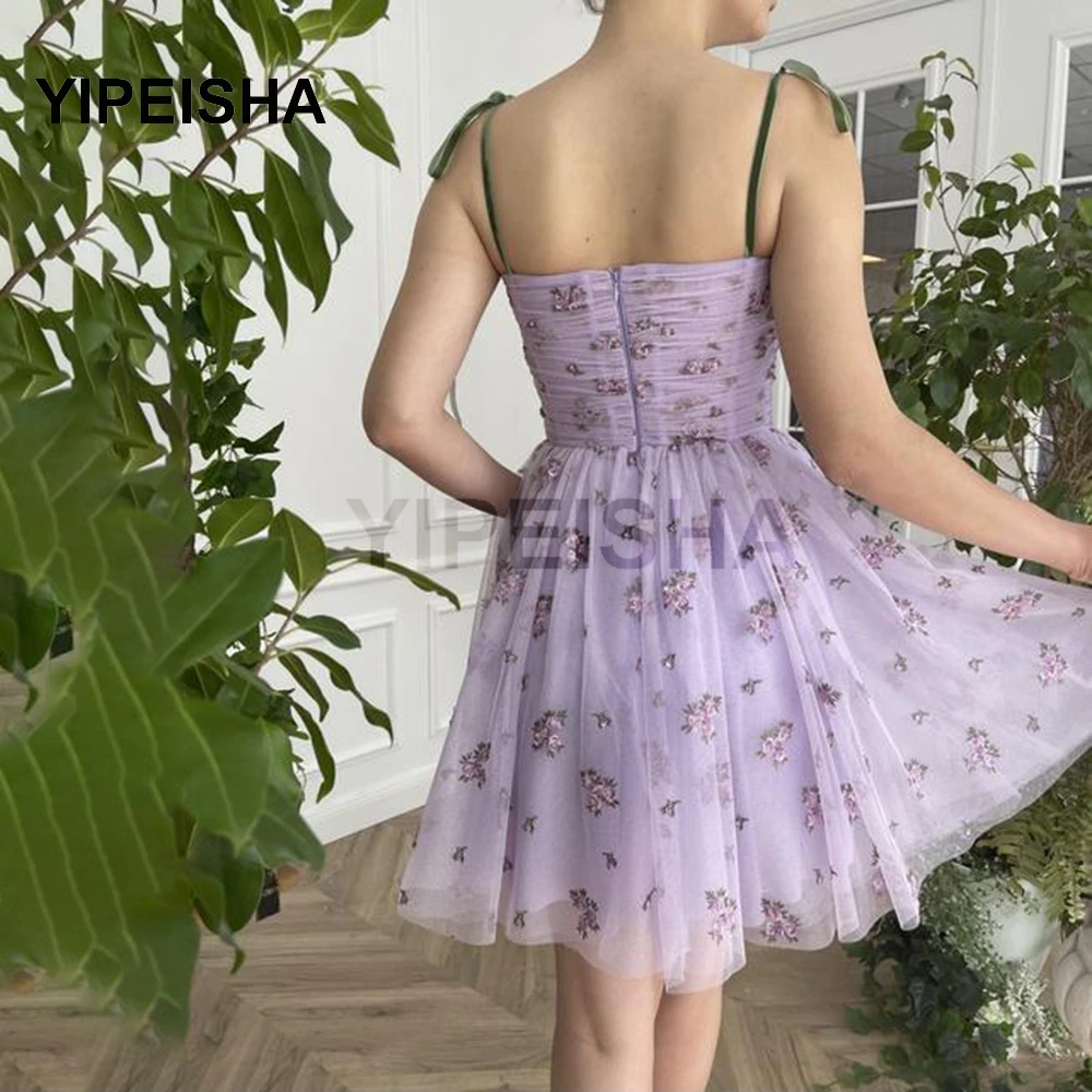 

New Sexy Sweetheart Spaghetti Strap Cocktail Party Dress Backless Knee-Length Appliques Prom Gown robe de soire de mariage