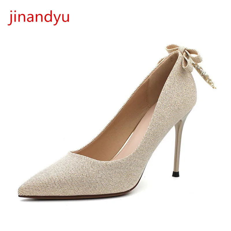 

High Heels Womans Dress Shoes Pointed Toe Stiletto Heels Sexy Party Shoes for Women Punps Bow Wedding Shoes Women Sexy Heels