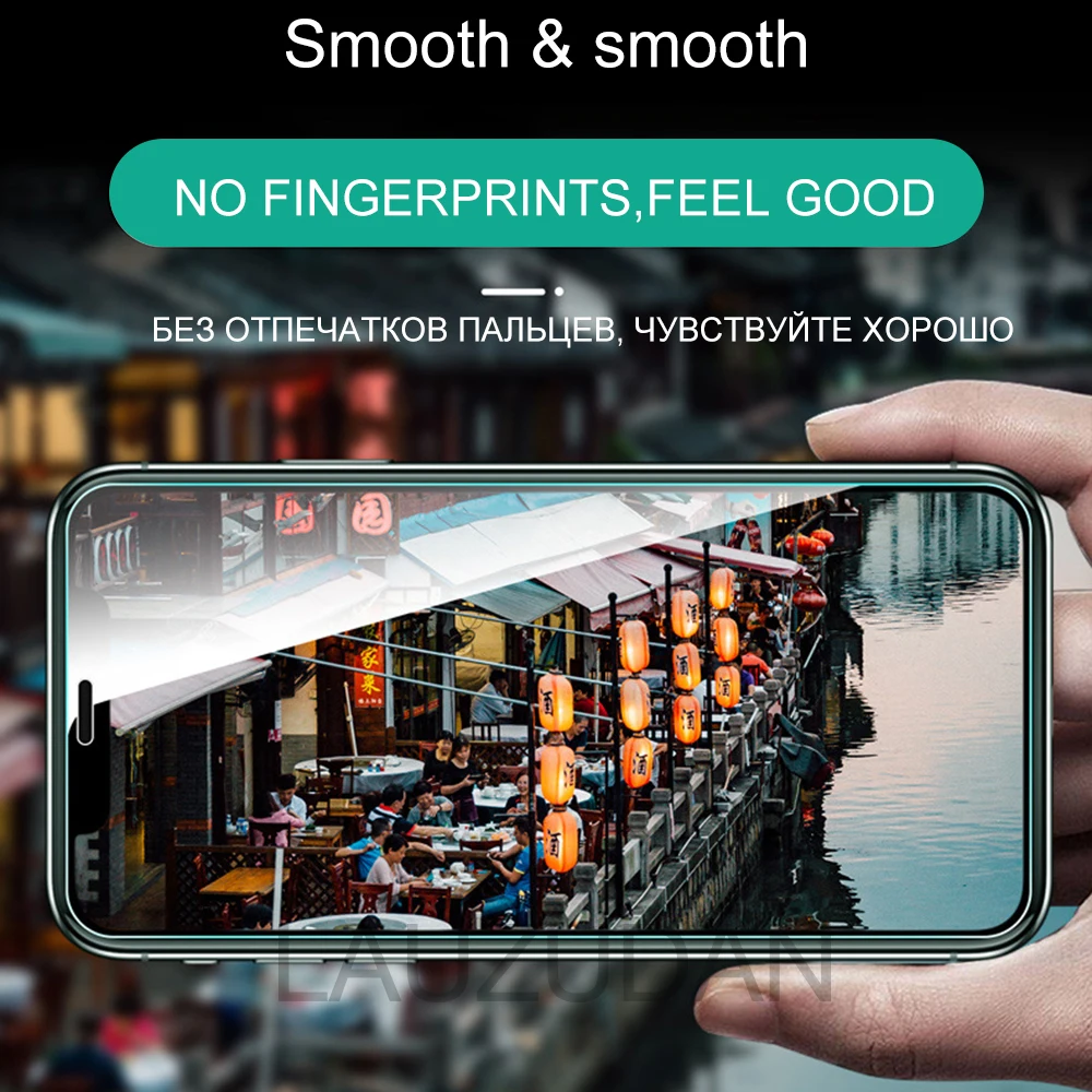 Защитное стекло для iPhone 11 12 Pro Max XS XR 7 8 6s плюс 5s SE защита экрана защитная пленка из