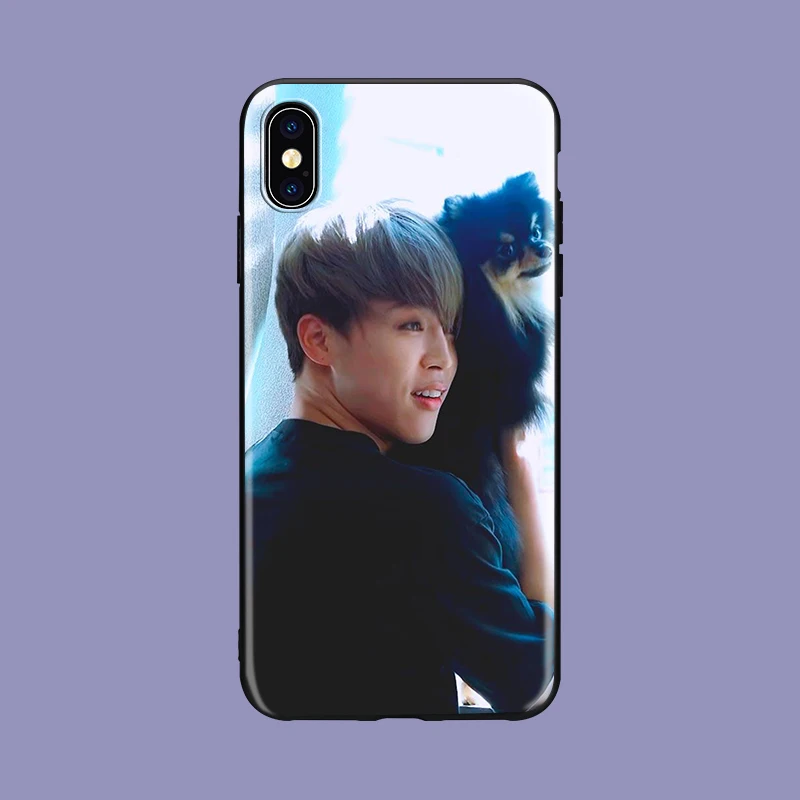 Bangtan Boys KPOP Mans мягкий силиконовый черный чехол для телефона iPhone 5 5S SE 6 6s 7 8 plus X Xs XR max
