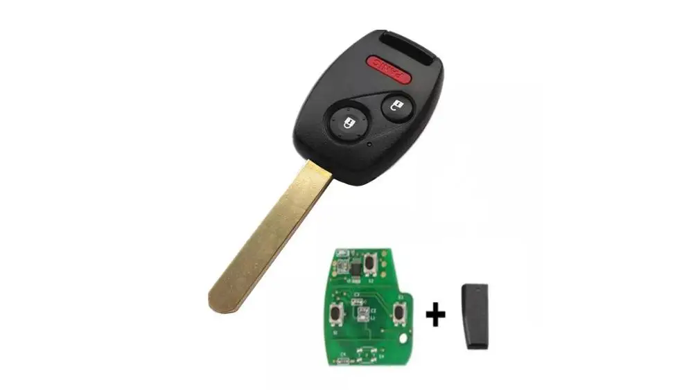 2- 1 BUTTON 2 кнопки дистанционного ключа автомобиля 313,8 МГц MLBHLIK-1T ID46 для Honda Accord Crosstour CRV Fit Insight 2008 2009 2010 2011 2012 - Количество кнопок: 2- 1 BUTTON