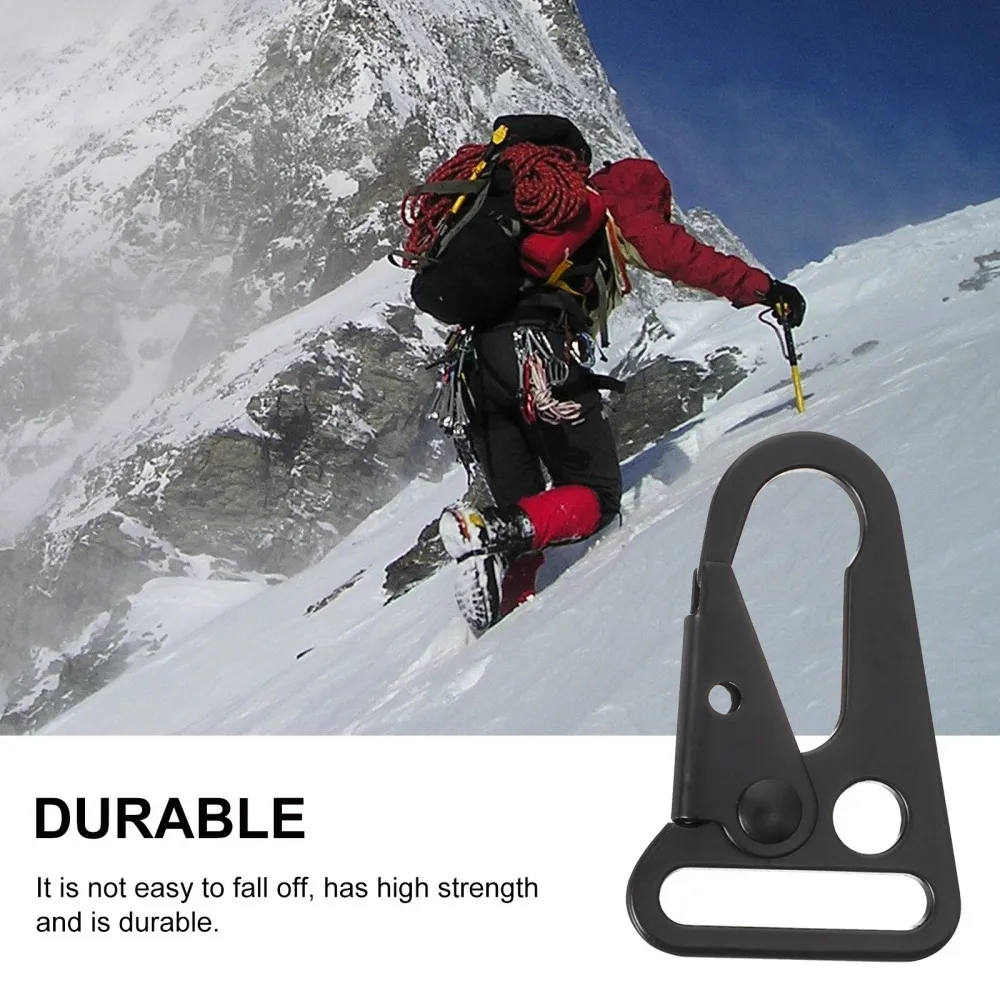 

12Pcs Zinc Alloy Carabiners Multifunctional Outdoor Hooks Spring Alloy Hooks