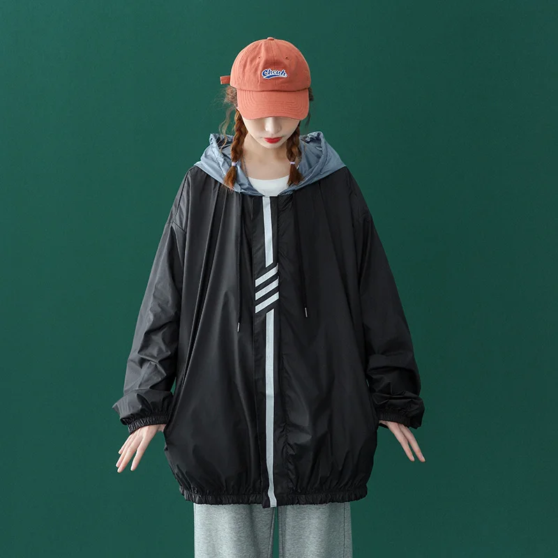 

HENCHIRY New Spring and Autumn Fashion Casual Coat Women Fishing Suit Neutral Versatile Jacket Neutral Wind Outdoor Assault Suit