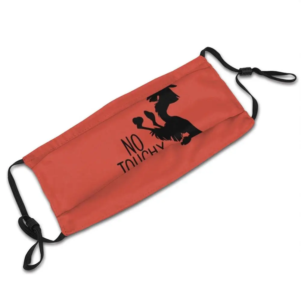 

No Touchy Fashion Print Face Mask Reusable Washable Funny Pm2.5 Filter Mouth Mask Emperor Llama No Touchy