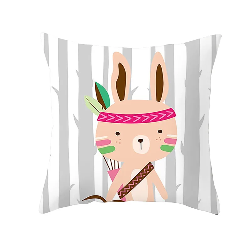 OEING лесной Животные Подушка Чехол вечерние Декор сафари День рождения с
