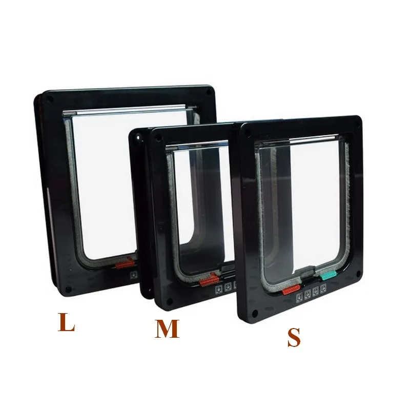 Дверь для домашних питомцев погодозащищенная 4 ходовая откидная дверь комнатных