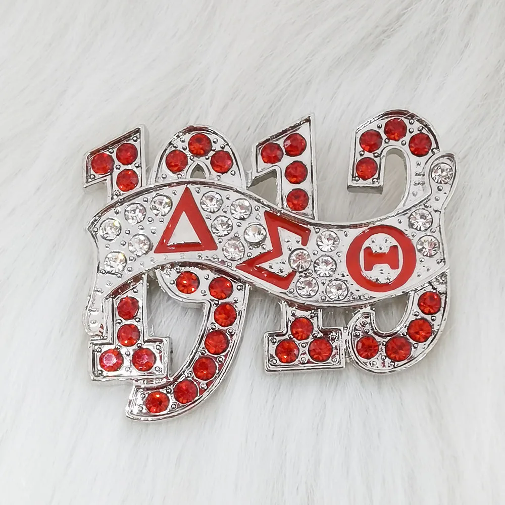 Высокое качество металлический сплав греческая буква 1913 соворотный жемчуг