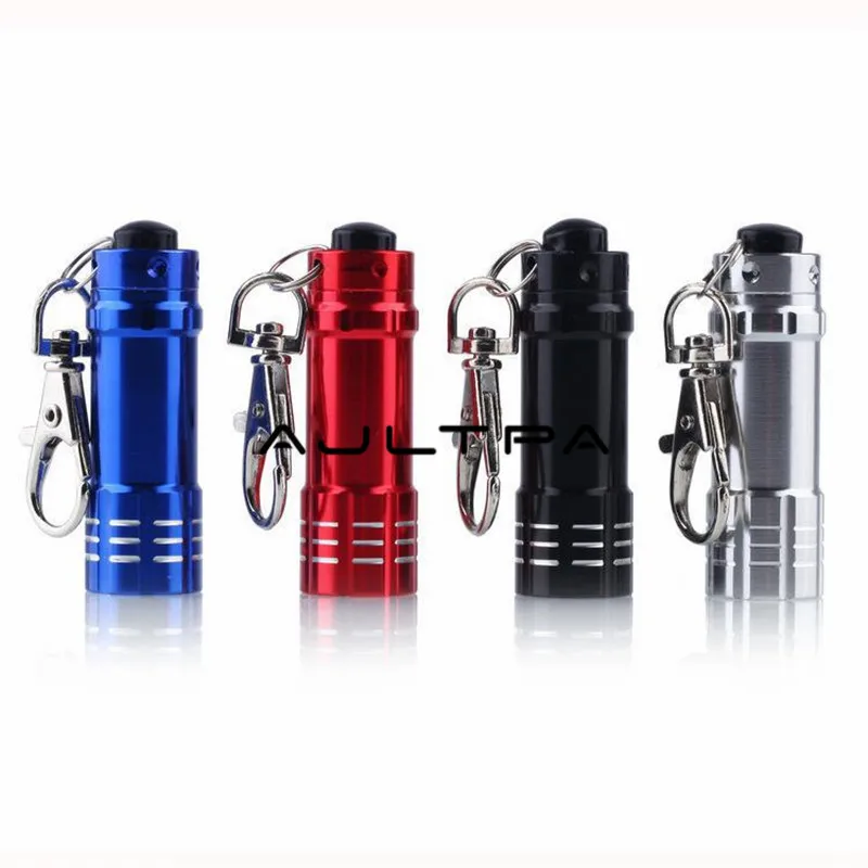 Bestellen 100 Stücke 3led Legierung Metall Keychain Männer Mini Taschenlampe Schlüssel Ringe Hohe Leistungsstarke Auto Schmuckstück Schlüssel Kette Outdoor Camping überleben Werkzeug