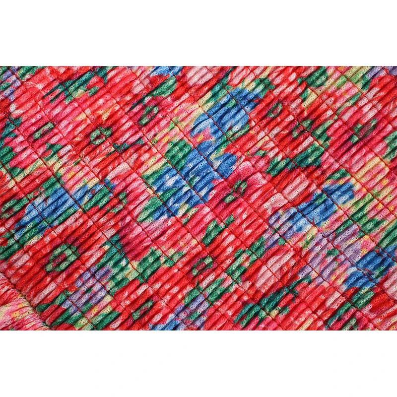 

YENKYE Vintage Floral Print Pleated Dress Women Sexy Square Neck Puff Sleeve Summer Holiday Party Dress Female Short Vestido