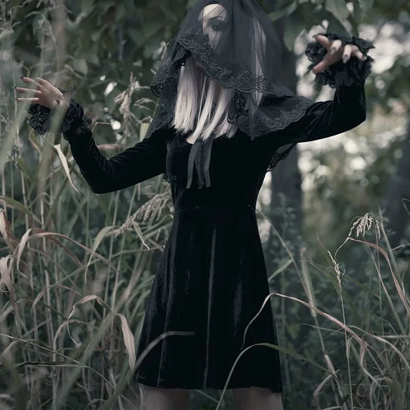 2020 летнее сексуальное готическое платье в стиле панк Ретро женское простое