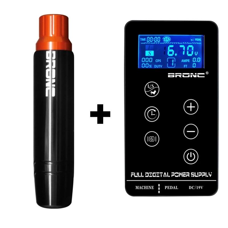 Оригинальный Bronc-V5 Ротари Машина татуировки ручка Швейцарский двигатель с Bronc