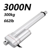 dc 12v 24v 3000n electric linear actuator linear motor moving distance stroke 50mm 100mm 150mm 200mm 250mm 48w 4a