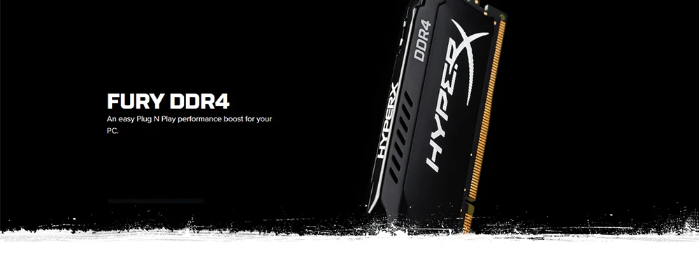 Оперативная память kingston HyperX FURY DDR4, 8 ГБ, 16 ГБ, 2666 МГц, 2400 МГц, 3200 МГц, оперативная память для рабочего стола, Память DIMM, 288-pin, внутренняя память для рабочего стола, многоканальная
