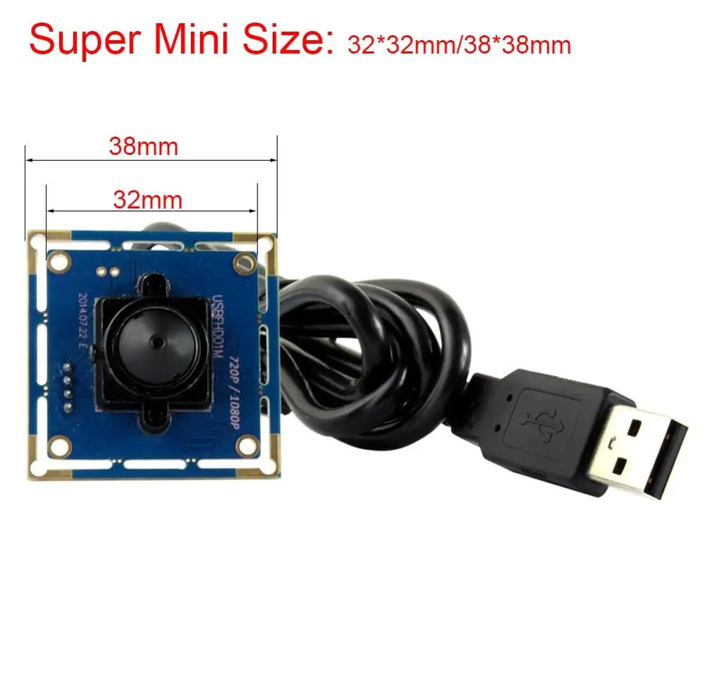Веб камера ELP с бесплатным драйвером 1080 кадров в секунду USB2.0 OV2710 HD датчик 2 МП 3 7 P