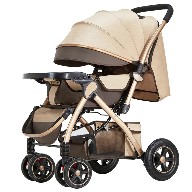 

Легкая Складная коляска, легко сидеть и лежать, зонт-Райдер, четырехколесная коляска для новорожденных