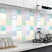 kitchen oil proof self adhesive wallpaper wall stickers anti fouling high temperature aluminum foil stickers stove contact paper