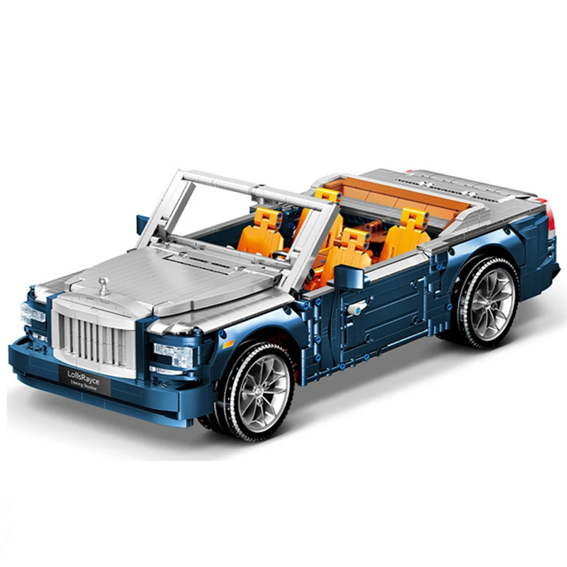 

New Technical 3120PCS Rollsed Royceing Super Car Model Bricks Car Model RR Sliver Car Building Blocks Bricks Kids Gifts Toy