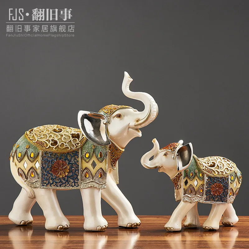 

Accessories Elephant Decoration Living Room Desktop Decoration Porch TV Cabinet Wine Cabinet Light Luxury Knickknacks Gifts