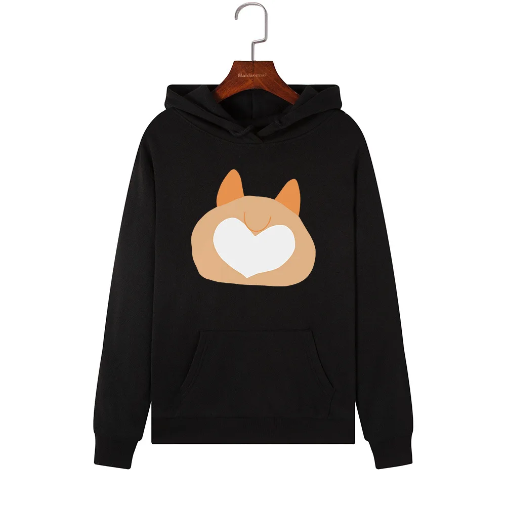 

Woman Clothing Cute Cartoon Woman Hoodies New Fleece Winter Sweatshirt Woman Hooded Hoodies