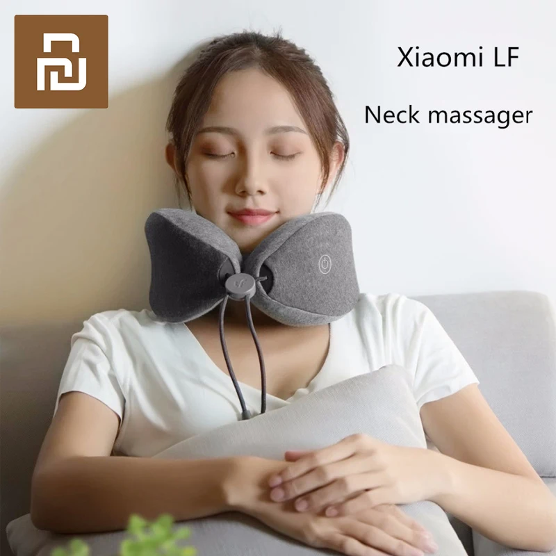 Массажная подушка Xiaomi Mijia LF для шеи фирменный массажер расслабления мышц сна