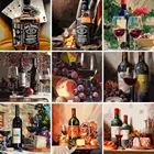 Рисуй сам Хобби Картина по номерам, краска раскраска вина, 3 звезды, 27 цветов,живопись по номерам ,рисование по номерам