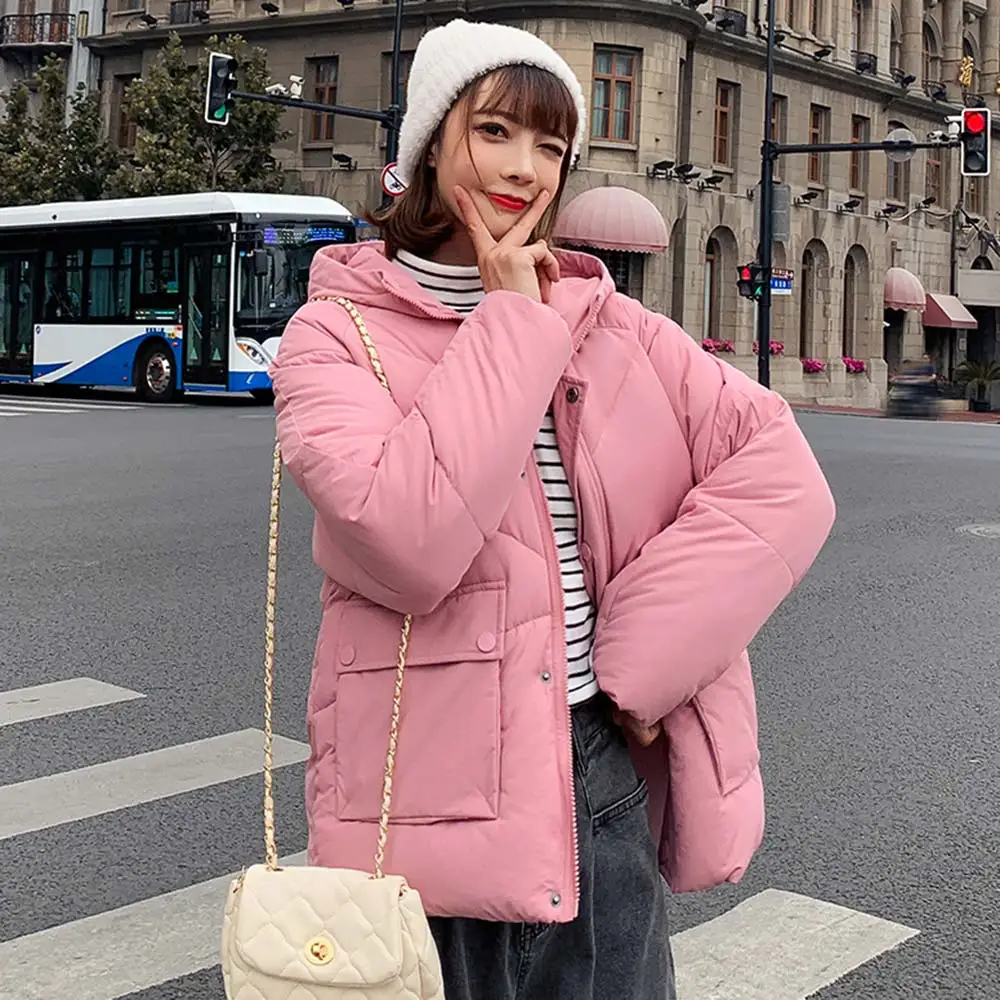 PinkyIsBlack/2019 зимняя куртка для женщин пальто модная женская с капюшоном женские